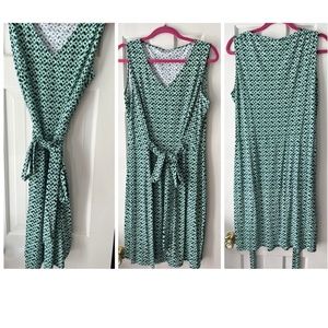 Ellie Kai Sleeveless Dress with Wrap around ties